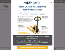 Tablet Screenshot of permatt.com